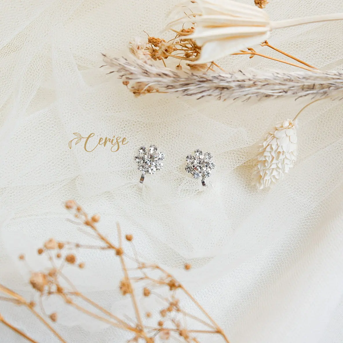 Berryl Earrings | Anting jepit korea tanpa tindik aksesoris wanita cantik stylish trendy