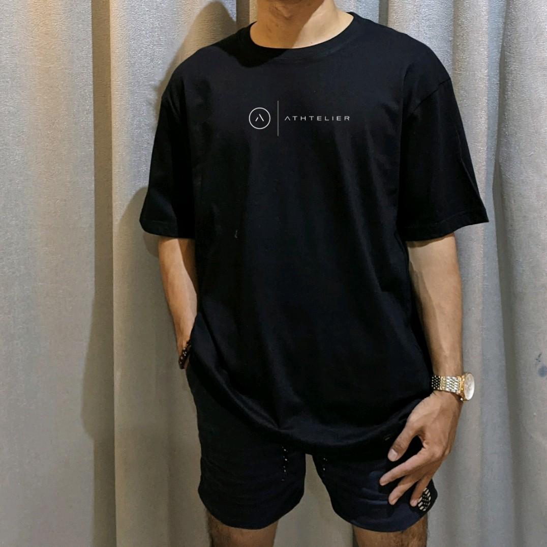 AtHhlr new arrival fashion flas sale gaenius original Katun casual Cotton 24s kaos pria kaos simpel