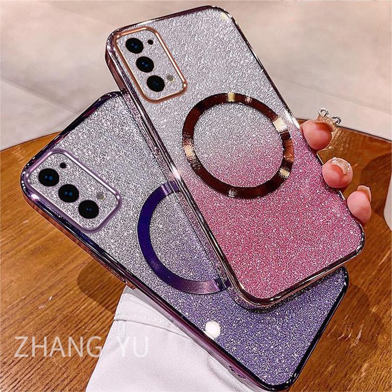 Ốp Điện Thoại OPPO Reno 4 4G Reno 5 PRO 5k, Ốp Mềm Mạ Điện Siêu Mỏng, Chất Liệu TPU, Có Miếng Dán Vòng Tròn Hút Từ Tính, Ốp