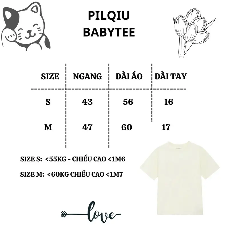 Áo Thun BabyTee - Form vừa cổ tròn - Hình Họa Tiết Năng Lượng - Cotton 2 chiều 240GSM 4