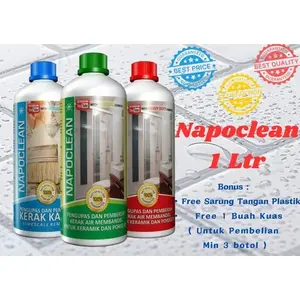 Napoclean 1 Liter - Pembersih Kerak & Noda Di Keramik