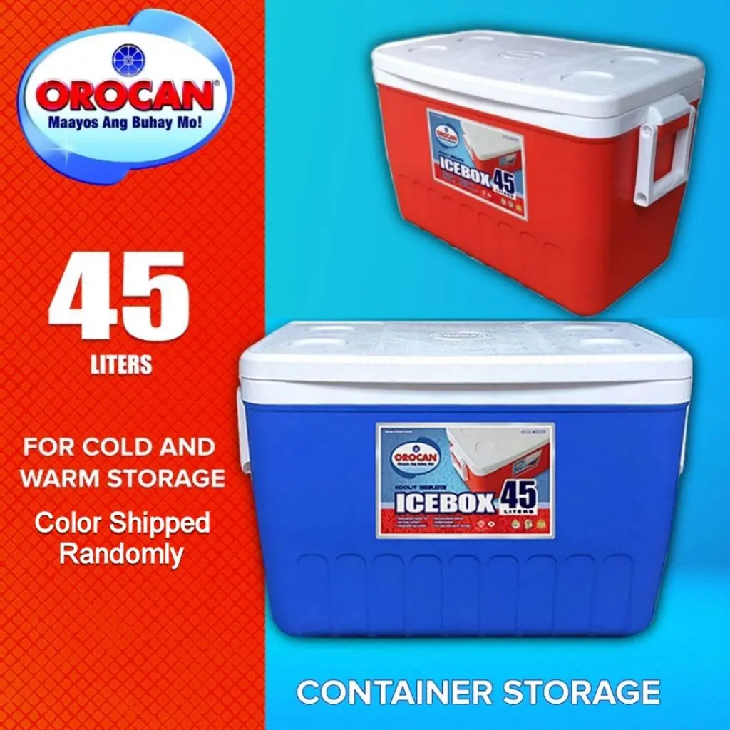 45-Liters Orocan Cooler Ice Box - Insulated Cooler Chest for Outdoor ...
