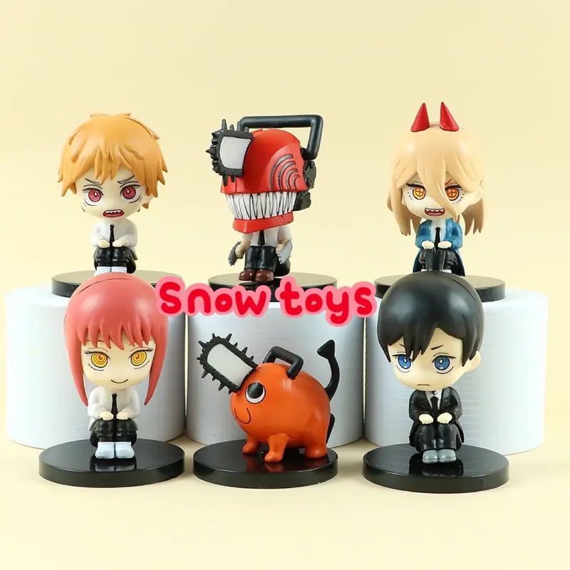 Mô hình Chainsaw Man - Denji Power Pochita Aki Hayakawa Makima Quỷ cưa Denji Quỷ máu Power - Cao khoảng 5,5~8,5cm 1