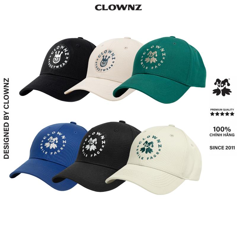 Mũ lưỡi trai ClownZ Original Smile Face Cap V1 V2 local brand nam nữ unisex freestyle menswear đen be kem Cotton