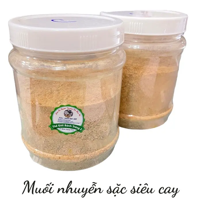 Muối nhuyễn sặc cay ăn chay được chính gốc ! Gia Vị Bột 0