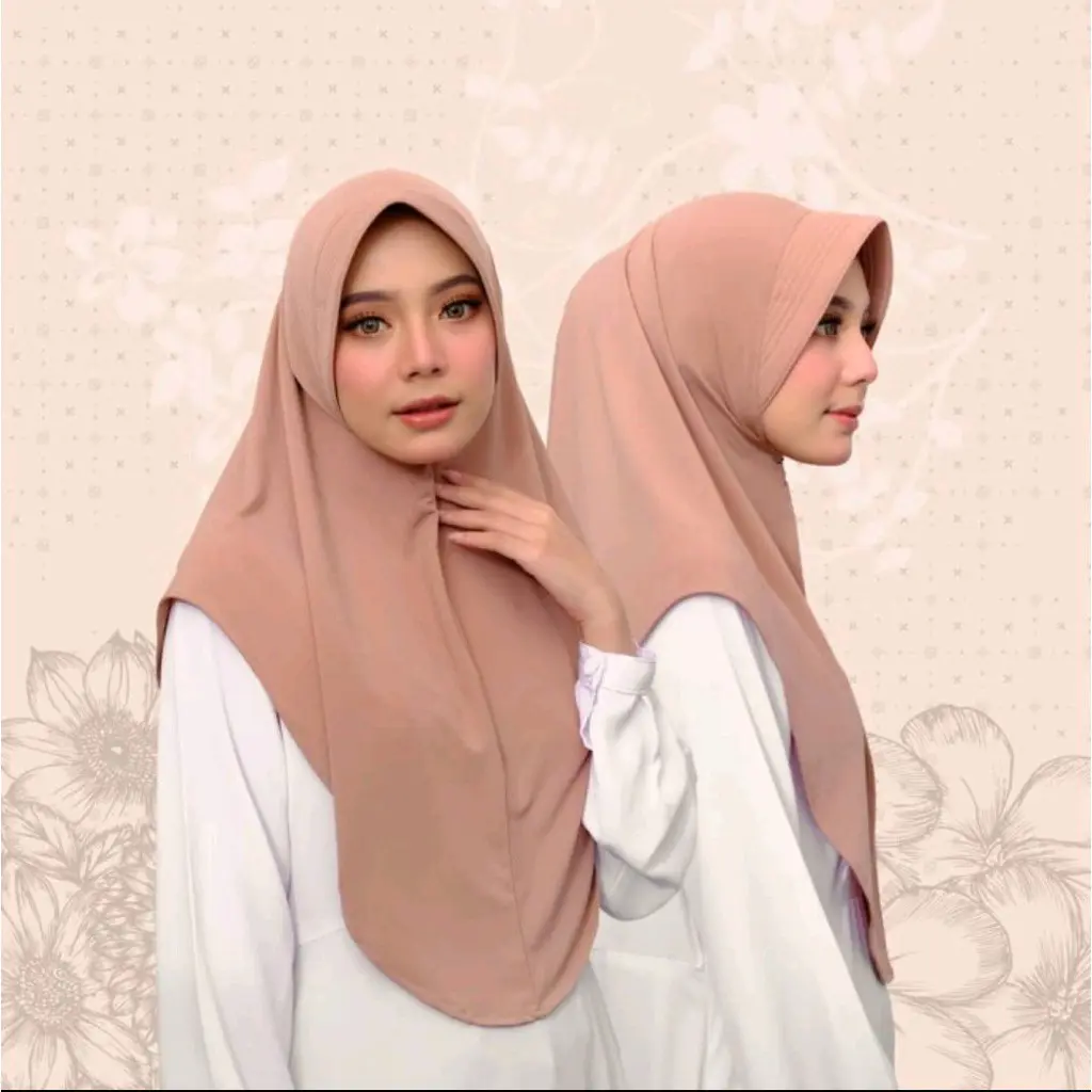 Jilbab khimar jilbab pinguin jersey bergo isntan simpel kerudung hijab pet antem hijab bergo hijab pinguin