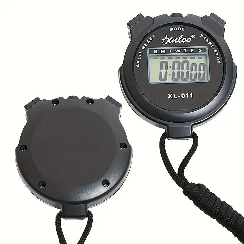 1pc Electronic Stopwatch, Multifunctional, Digital Display, Battery Powered, 36V, ABS Material, Non-rechargeable Button Battery (Diameter20mm), with Referee Timer, for Sports, Fitness, Running, Track and Field Training, Birthday, Christmas 6