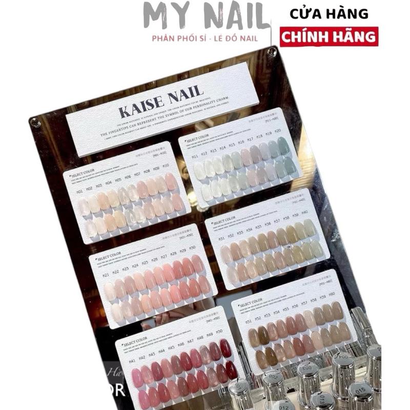 Set sơn thạch Kaise Nail 60 màu tặng kèm bảng màu Làm Nail Nữ