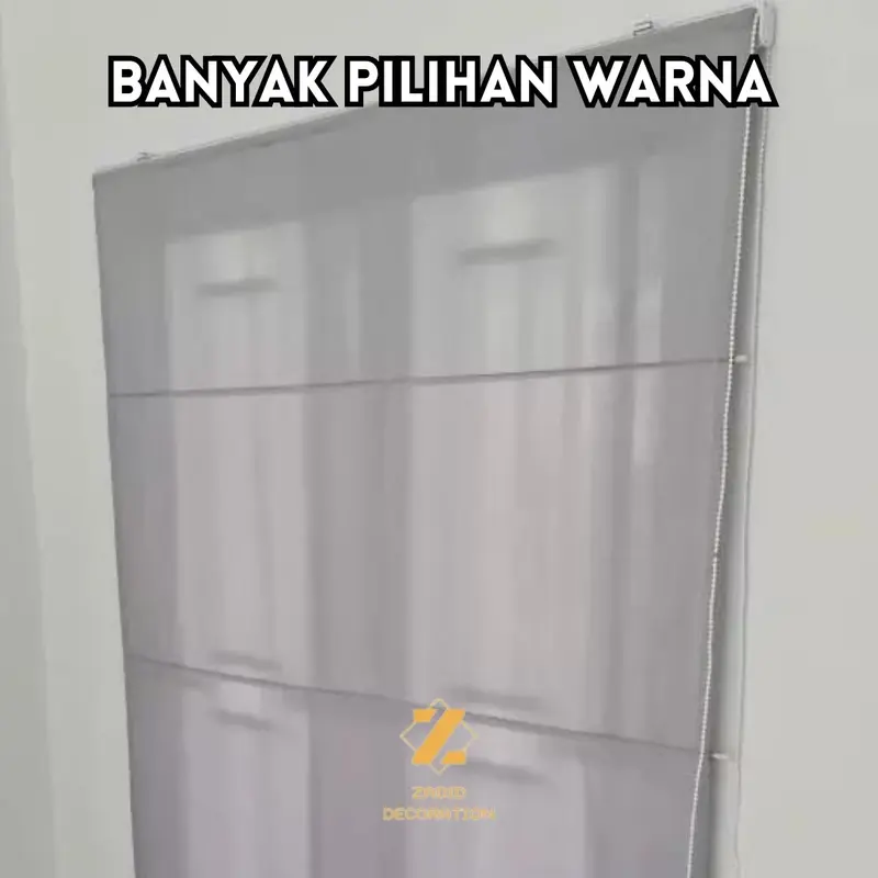 Roman Shade Kain - Tirai Lipat Gorden / Krey Minimalis - Roman Blinds - Blinds Custom Kain Kain Kain 4