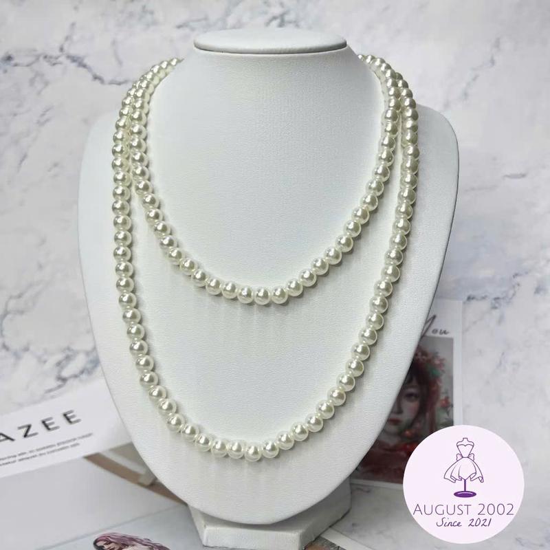 Vòng Cổ Ngọc Trai Nhân Tạo 1 Tầng, 2 Tầng Phù Hợp Cho Mặc Áo Dài Cách Tân, Truyền Thống - Trang Sức, Chain