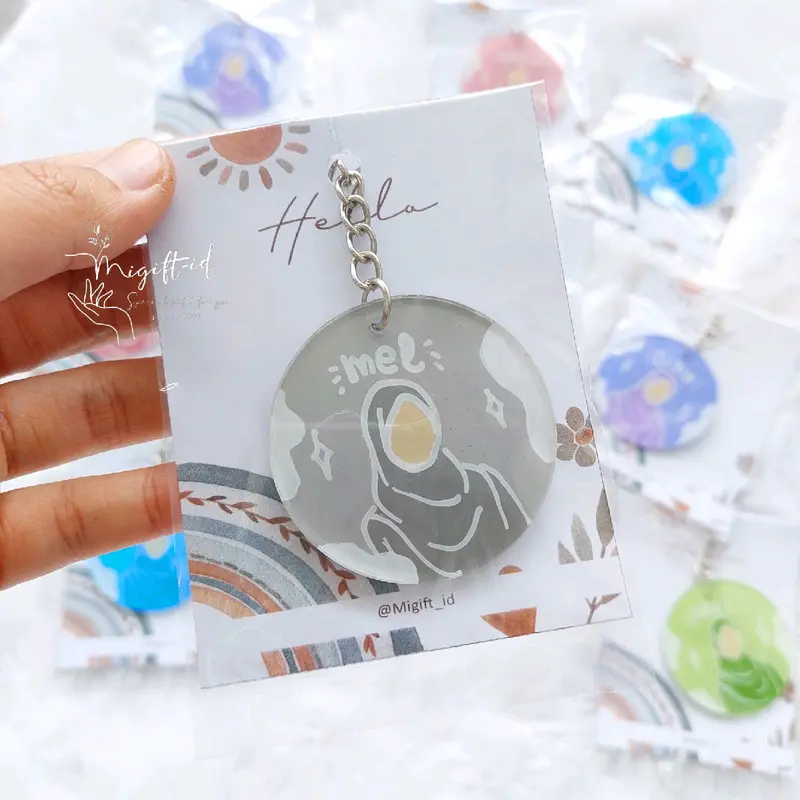 gantungan kunci custom/ keychain custom / ganci gambar/ sovenir gantungan kunci gambar / gantungan Akrilik 3