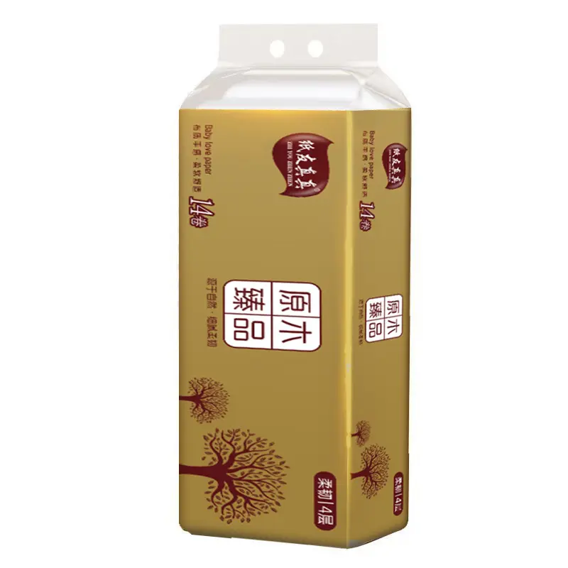 1. Pick up 14 rolls of log toilet paper, paper towels, household affordable packaging, fragrance-free roll paper, toilet paper, roll paper, hand paper, small roll paper