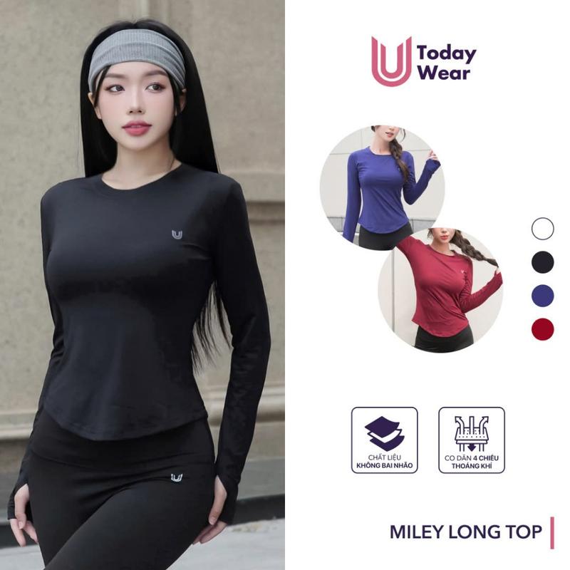 Miley Long Top - Áo tập gym yoga thể thao nữ dài tay Today U Wear