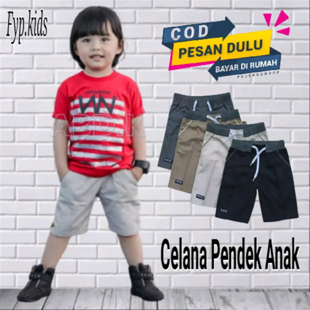 Chinos Anak Laki Laki & Perempuan untuk usia 1 - 15 Tahun bahan Katun Nyaman Nyaman