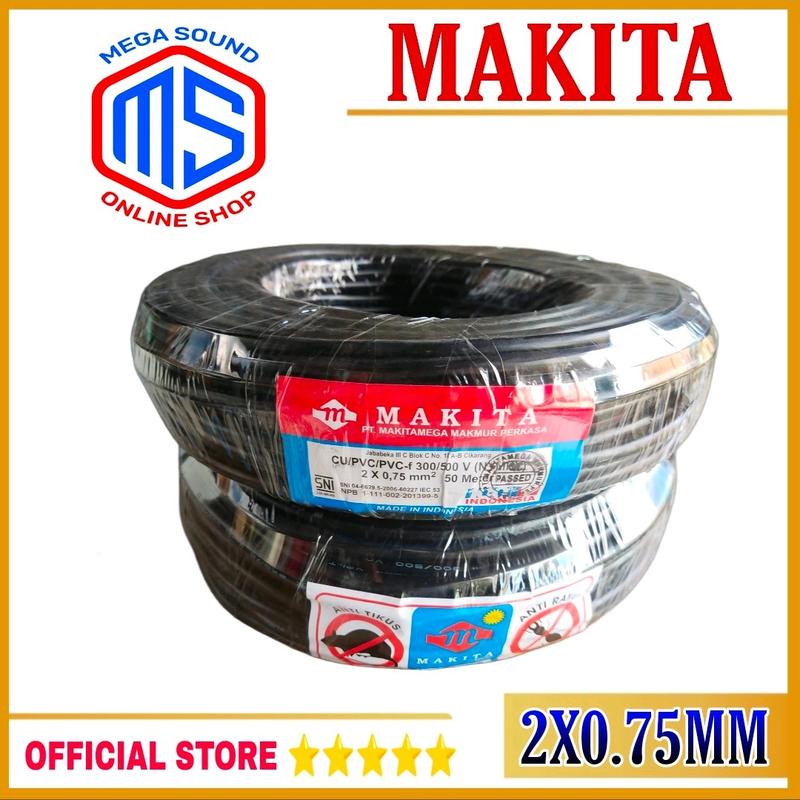 Makita Kabel Audio Speaker 2x0.75 Tembaga Meteran 2