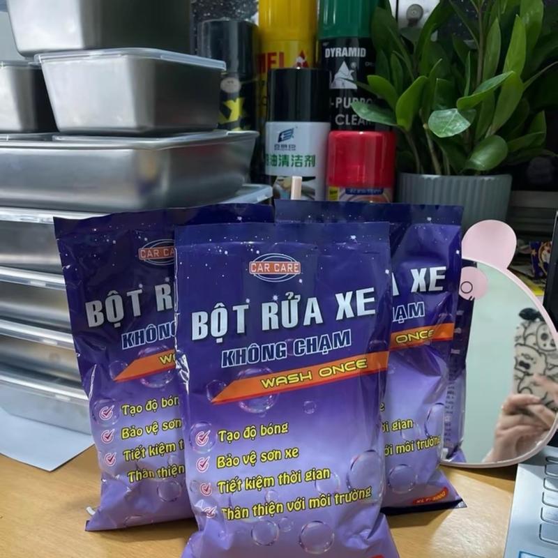 Carcare Bột Rửa Xe Không Chạm Wash One Tiết Kiệm Thời Gian Bảo Vệ Sơn Xe Hiệu Quả Cao