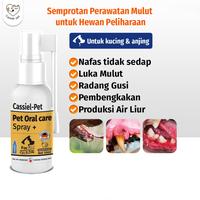 Gambar Cassiel Pet Spray Mulut Anjing/Kucing - Atasi Bau Mulut, Sakit Gusi & Bakteri, Solusi 3in1 - 1 botol dari CASSIEL-PET ID Kota Administrasi Jakarta Barat 4 Tokopedia