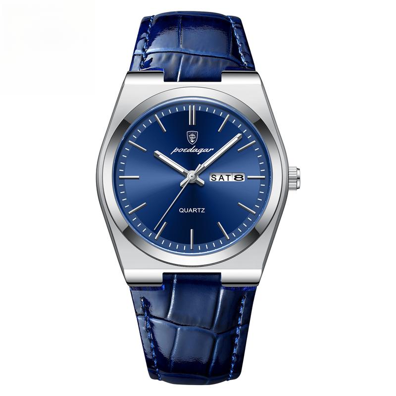 Ultra-Thin Men's Watch Waterproof New Quartz Watch Men chuan  watch 5