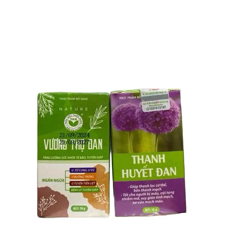 Combo Thanh Huyết Đan và Vương Thọ Đan - Thảo dược tan u tuyến giáp u xơ tan sỏi thận sỏi niệu quản sỏi mật sỏi bàng quang