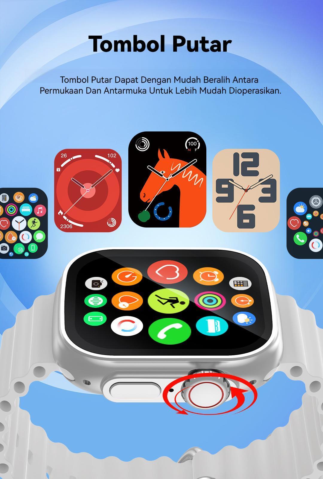 Rofani Jam tangan pintar(Tidak bisa memasang kartu SIM) T200/T210 mendukung koneksi Bluetooth dengan layar sentuh penuh HD 1,99 inci, tahan air IP68 dengan pemantauan detak jantung Rofani Jam tangan pintar(Tidak bisa memasang kartu SIM) T200/T210 mendukung koneksi Bluetooth dengan layar sentuh penuh HD 1,99 inci, tahan air IP68 dengan pemantauan detak jantung