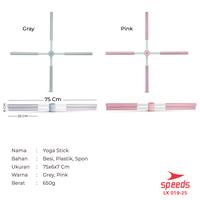 Gambar SPEEDS Yoga Stick Alat Olahraga Yoga Body Stick Penegak Punggung Tongkat Yoga Alat Pilates 019-25 - Abu dari Calary Toys Kota Surabaya 2 Tokopedia