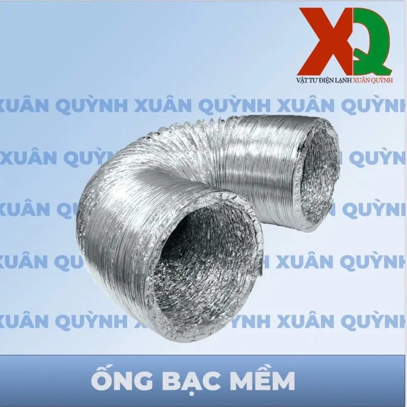 Ống bạc mềm,(1 cuộn 10m) Ống gió mềm, ỐNG GIÓ MỀM CÁCH NHIỆT, ỐNG BẠC THÔNG HÚT GIÓ DẪN KHÍ CHO QUẠT, MÁY HÚT