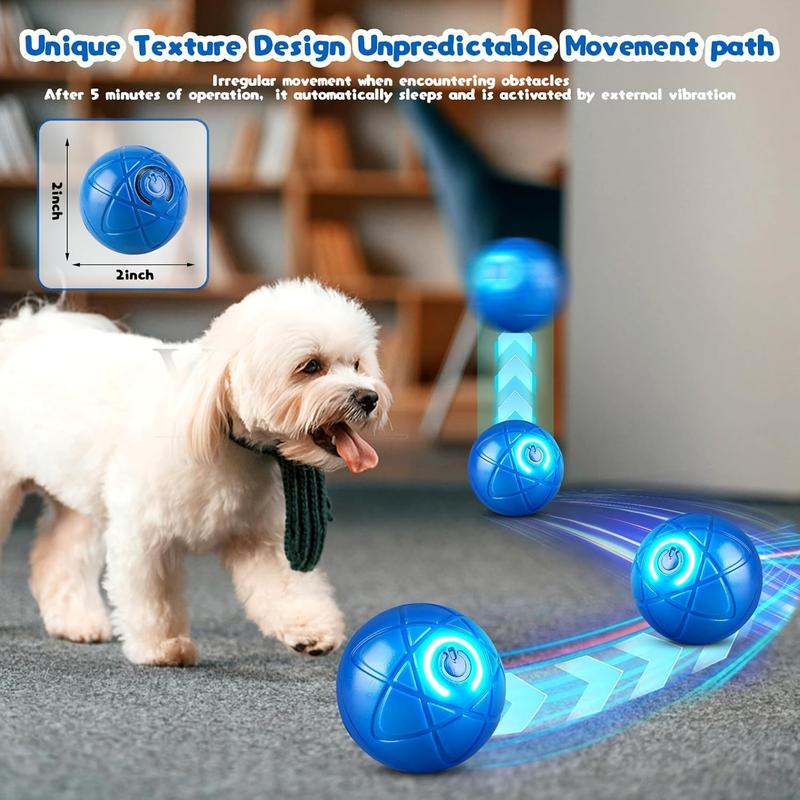 Product Introduction of Interactive Dog Ball Toy, 1 Count USB Rechargeable Automatic Moving Dog Toy Ball, Vibration Dog Ball, Pet Chew Toy, Dog Teething Toy, Dog & Cat Accessories 6