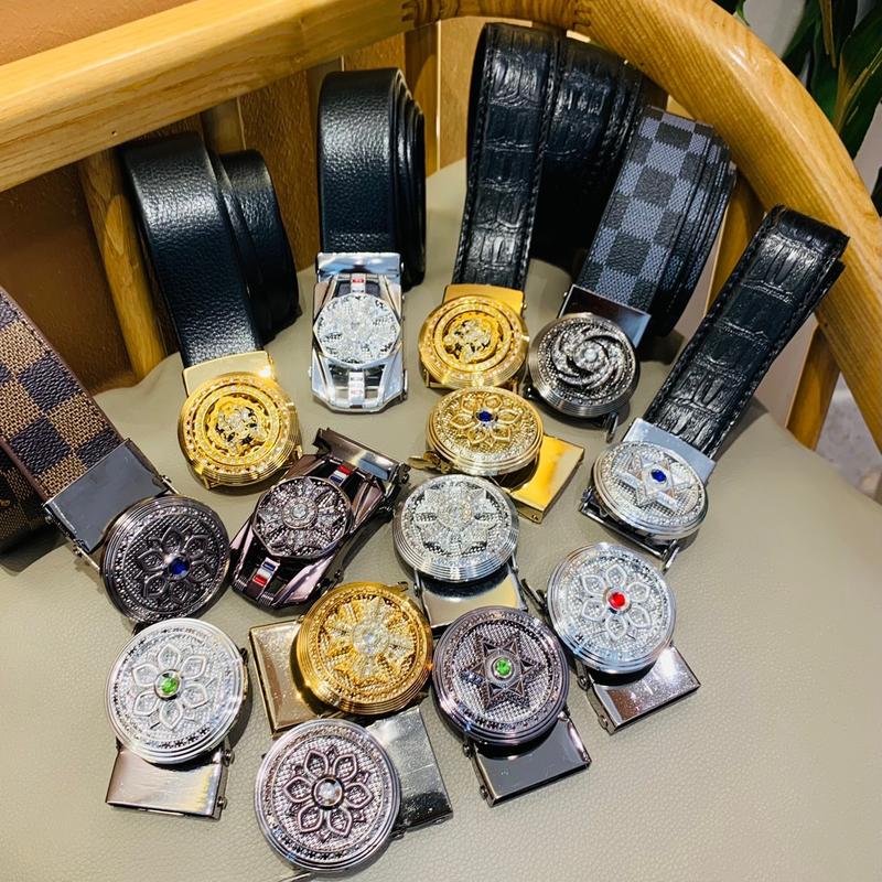 Thắt lưng nam mặt xoay, dây lưng thời trang nam