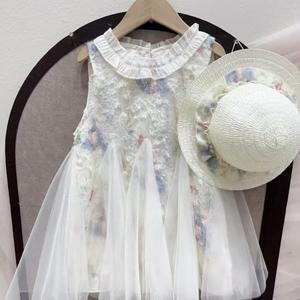 Váy Bé Gái, Váy Mùa Hè, Phong Cách Trẻ Em, Váy Ren Công Chúa, Không Tay, Váy Áo Ba Lỗ, Thời Trang, Hàng Mới Về Năm 2025 poster girl  dress girl  yellow  dress set  jean  begai bocho  begai