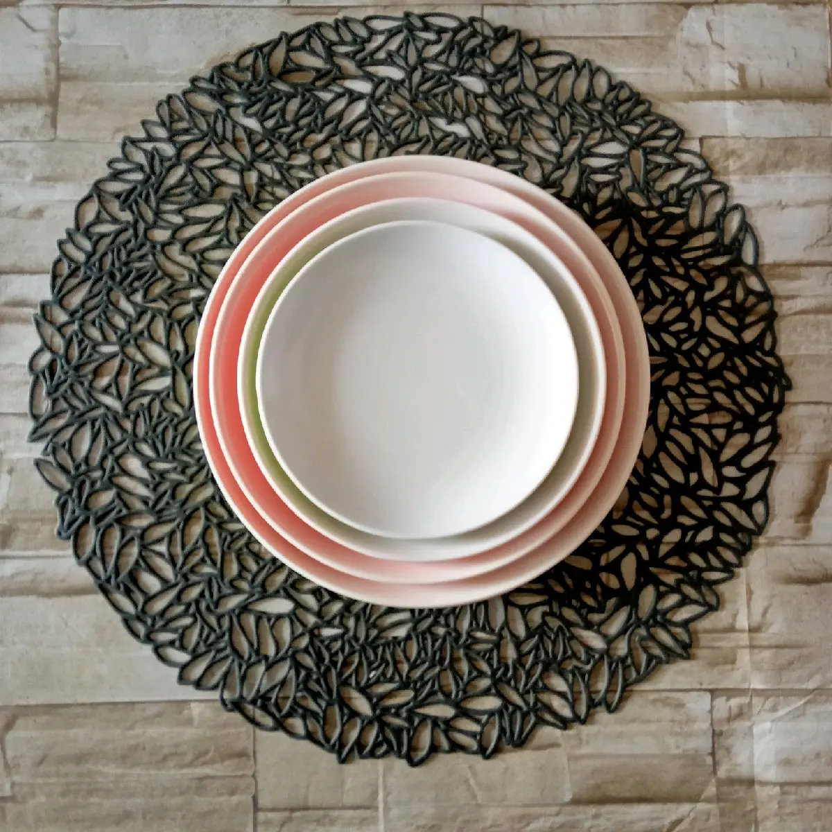 Piring Melamine Bulat Ceper