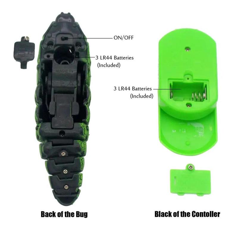 Product Introduction of New And Unique Simulation Remote Control Caterpillar Electric Trick Simulation Toy Insect J5L0 37