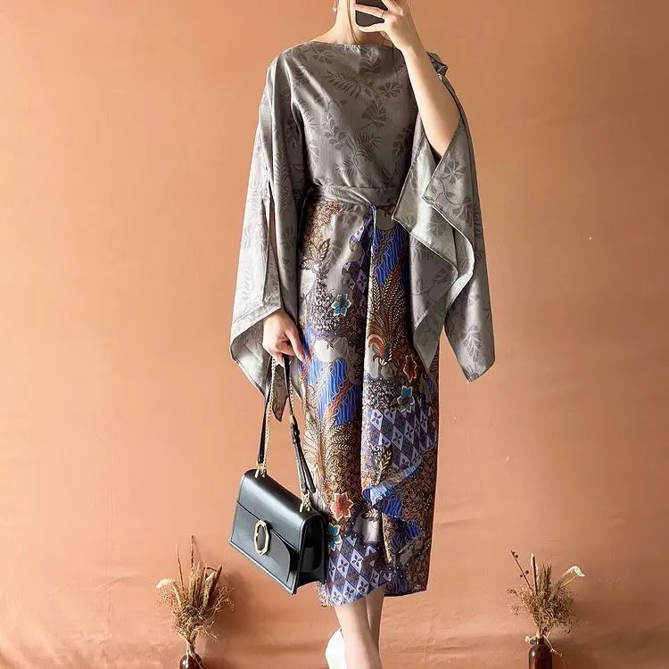 Elaiine Set/SetRok Batik Silk