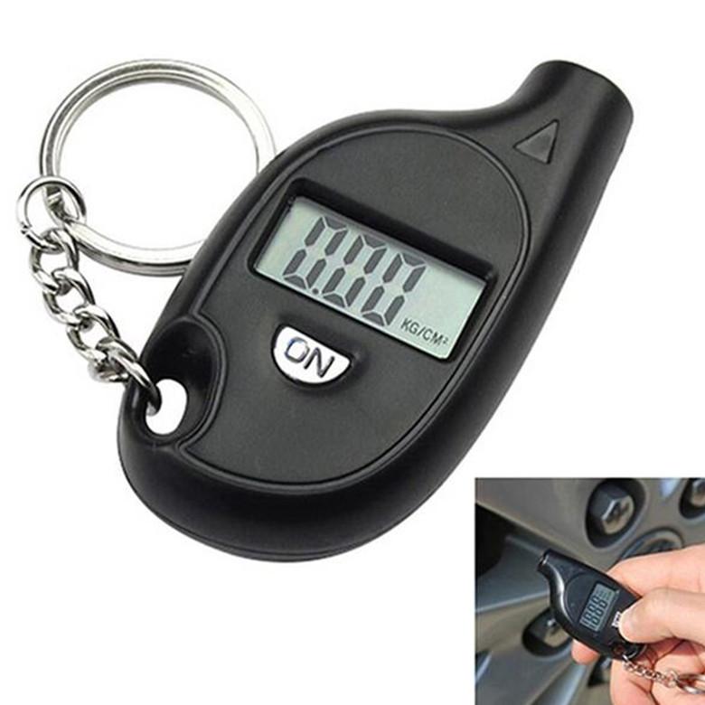 Product Introduction of Digital Tire Pressure Gauge Keychain Mini Portable Waterproof Design Anti-Loss Car Motorcycle Tire Checker with LED Display Durable Accessories 8