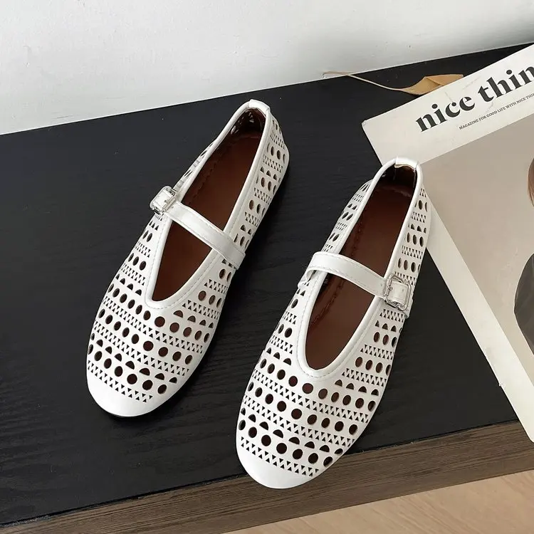 Ballet flats for women Large size Breathable rubber