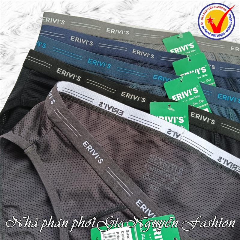 Product Introduction of 1 chiếc quần lót nam Erivi's, chất liệu cotton thông hơi, co giãn 4 chiều 7