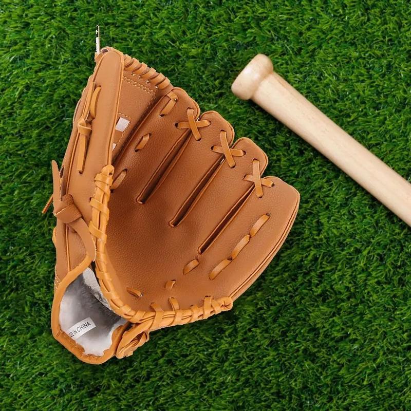 Product Introduction of 1Pcs Durable Outdoor Sport Baseball Glove Practice Equipment Baseball Training Batting Gloves 10.5inch PU Leather Softball Competition Glove For Kids 20