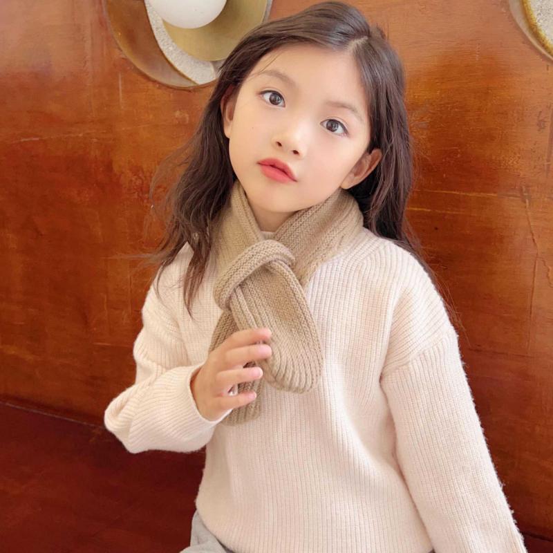 Product Introduction of Winter Baby Scarf Soft Warm Knitted Kids Scarves for Girls Boys Candy Children Scarfs Toddler Neck Warmer Infant Acccessories 14