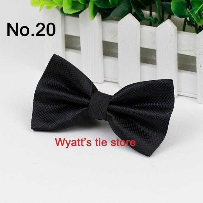 Product Introduction of $ Bow Tie Men's Polyester Jacquard Bow Tie Hidden Check Fine Texture Bow Tie Korean Style British Wedding Bow Tie 20
