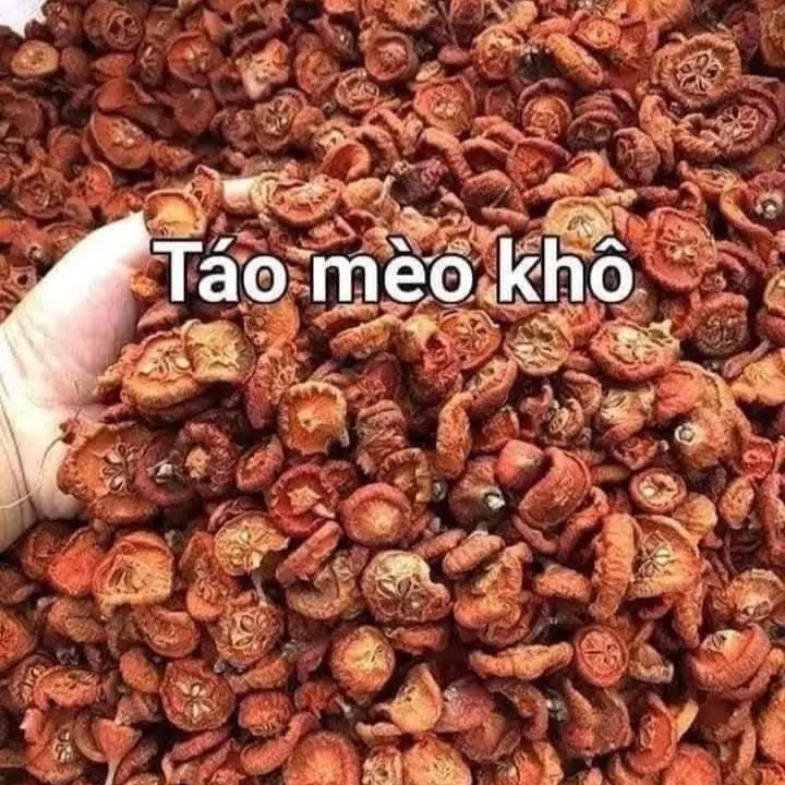 Combo thảo dược 1kg táo mèo thái lát phơi khô