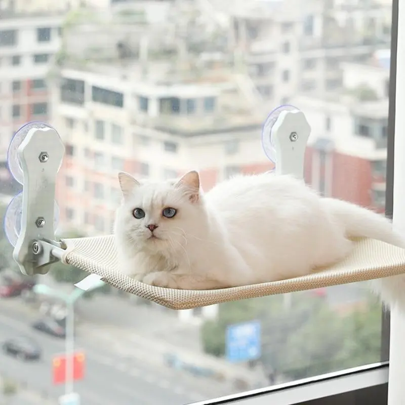 Foldable Cat Window Perch, Cat Hammock, Cat Window Bed, Hanging Cat Bed, Suction Cup Cat Hammock, Pet Supplies for Indoor Cats