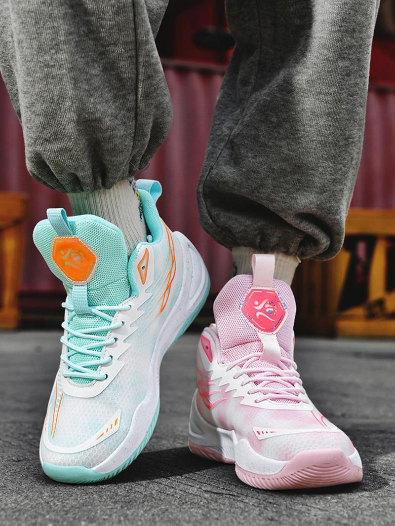 Product Introduction of Men's Sporty Breathable Basketball Shoes, Casual Comfortable Non-slip Basketball Shoes, Basketball Footwear for All Seasons 5