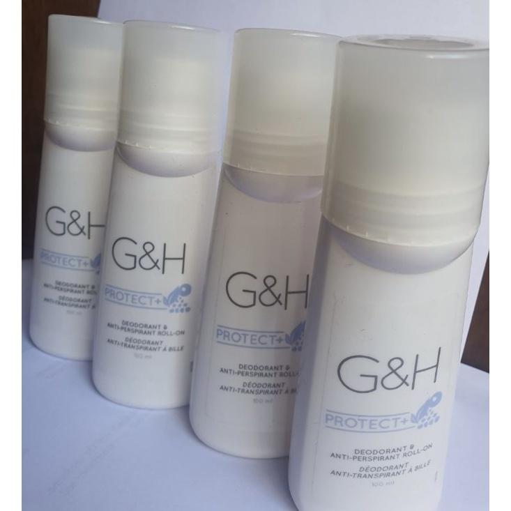 Chất khử mùi và chống mồ hôi lăn G & H Bảo vệ +, Công thức G&H, Công nghệ Amway, Bảo vệ mùi lâu dài, An toàn cho da, 100ml Khử Mùi Hôi 1