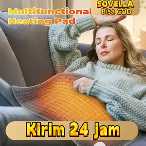 Bantal Panas Terapi Elektrik Fast Heating Mat Adjustable Suhu Penghangat Tubuh Pereda Nyeri Otot Punggung Perut Leher Cocok Untuk Rumah Dan Travel