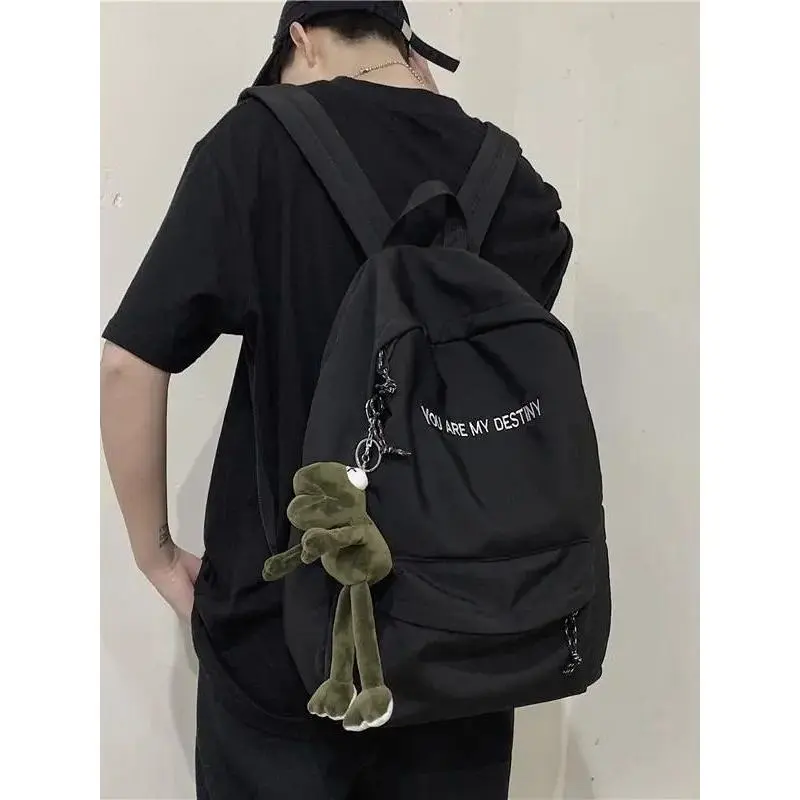Beg Sekolah untuk Perempuan dan Lelaki, Gaya Korea, Ulzzang Harajuku, Sesuai untuk Pelajar Sekolah Menengah, Beg galas untuk Pelajar Sekolah Menengah Gaya Ins, Beg Bahu Berganda Serba guna, 2023 Ketibaan Baru Backpacks Bags
