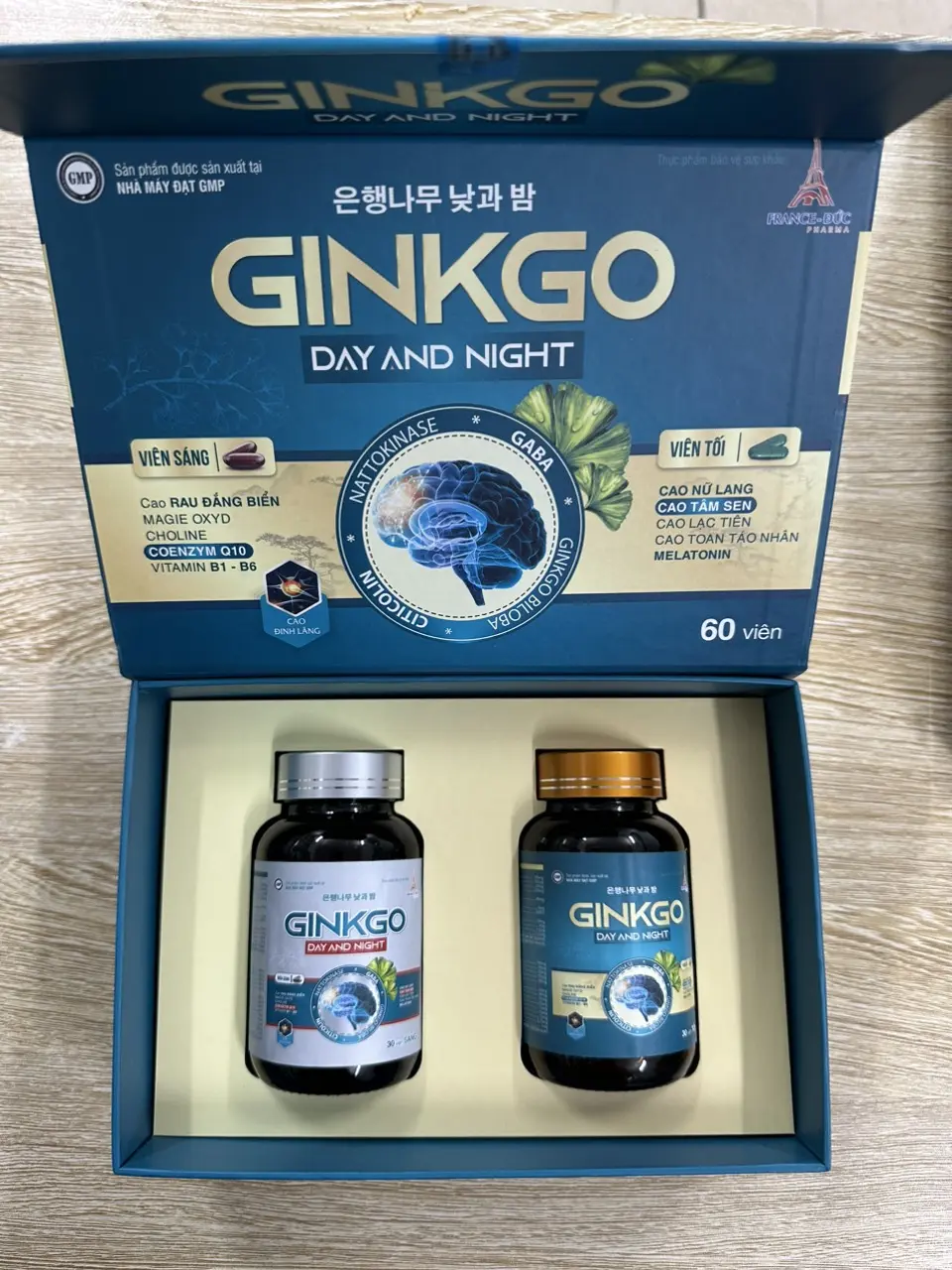 GINKGO COMBO HỖ TRỢ TUẦN HOÀN NÃO NGÀY VÀ ĐÊM