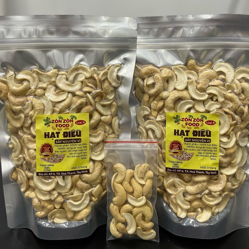 1kg hạt điều vỡ sấy nguyên vị kèm gói nhỏ dùng thử Snack Food Nuts Ăn Vặt Thức Ăn