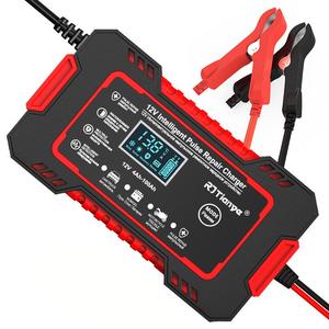 12V 6A 車用バッテリー充電器、自動バッテリーメンテナンス、パルス修理充電器、AGM用ゲルリード酸バッテリー、車両修理ツール