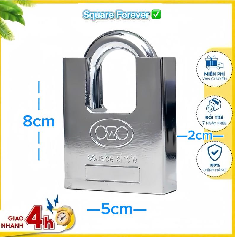 Ổ khoá Zsolex chống cắt, chống trộm 5P, 4P đủ size khoá nhà, khoá cửa bảo vệ tài sản