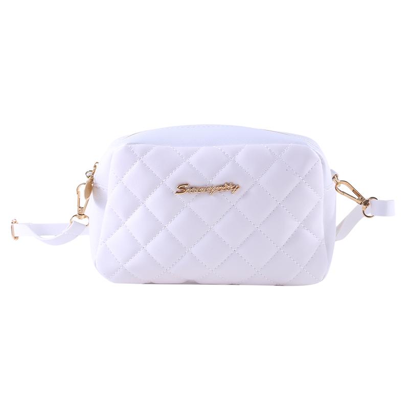 Fashion Women PU Leather Bags Messenger Bag Shoulder Crossbody Bag Chain Bag 2