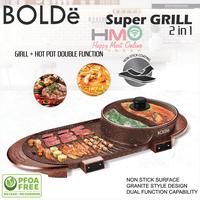 Gambar Bolde Super Electric Grill 2 in 1 BBQ Grill + Hot Pot Shabu Shabu Suki Bolde dari Happy Mart Online Kota Surabaya 1 Tokopedia